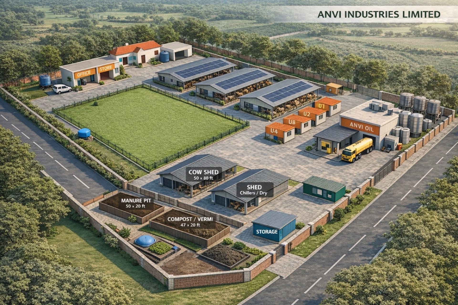 Anvi Industries main facility, Betul, Madhya Pradesh
